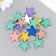 Acrylic beads "Stars" MIX 0.5x2.2x2.2 cm
