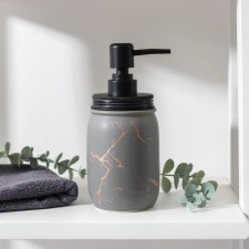 Zeus liquid soap dispenser, 500 ml, gray color