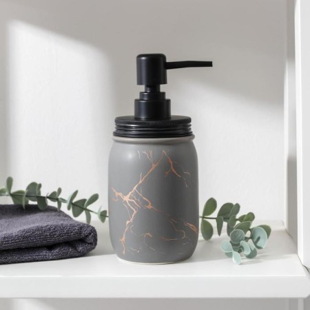 Zeus liquid soap dispenser, 500 ml, gray color