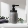 Zeus liquid soap dispenser, 500 ml, gray color
