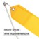 Ribbon for rhythmic gymnastics with a stick Grace dance, 2 m, color orange