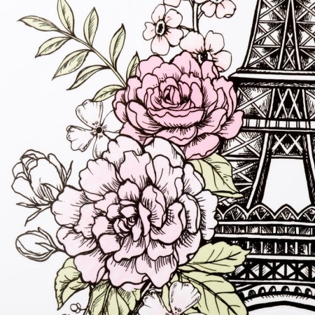 Decorative stickers Room Decor "Eiffel Tower" 32x50 cm-3