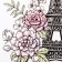 Decorative stickers Room Decor "Eiffel Tower" 32x50 cm