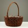A set of weaved baskets, willow, 40x19/47, 33x16/40, 27x14/36, 3 pcs, brown