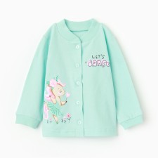 Blouse for a girl, mint color, height 56