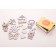 Stencils for drawing "puzzle" 11 items