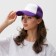 Baseball cap with minaku grid, color violet/white, rr 56-58