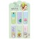 A set of magnetic bookmark for books Calligrata 6 pieces, "Plants", mix