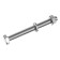 Bolt bolt master, with a hexagonal head, galvanized, Din933, M8x80 mm, 3 pcs
