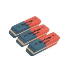 Blitz Eraser, beveled, combined, natural rubber, 42x14x8 mm