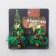 New Year! Earrings "New Year" Christmas tree with a garland, colored in gold