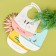 Blory for feeding "Bunny" silicone with pocket, white/pink color