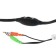 Headphones Defender Aura 102, computer, microphone, 85 dB, 32 Ohm, 3.5 mm, 1.8 m, black