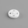 The buttons are sewing, d = 10 mm, 10 pcs, white color