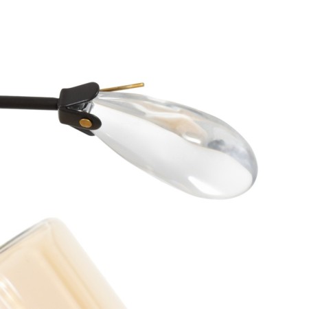 Bruni chandelier 2he27 40W Black 42x25x23cm Bayerlux-6
