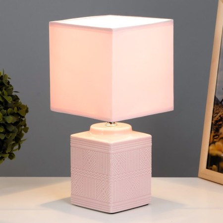 Mitchell table lamp E14 40W pink 14x14x29 cm Risalux-1