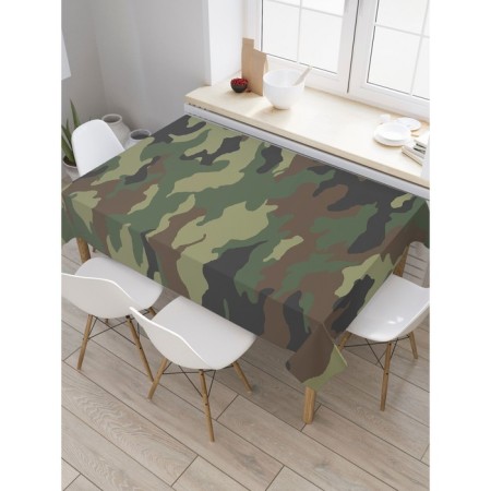 The tablecloth “Camouflage classics”, rectangular, Saten, size 145x180 cm