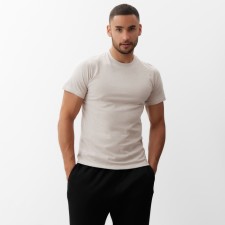 T-shirt male collorista color dark beige river 46-48