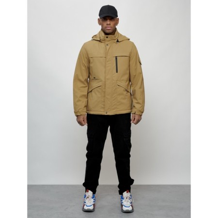 Sports male jacket, size 50, beige color