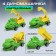 Game set "Dinopark", rug-road, 4 cars, 5 figures, stickers