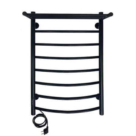 Electric towel "Sanprise" Classic P8, 500x800 mm, left, black