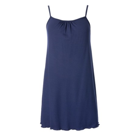 Night shirt female, dark blue color, size 46-5