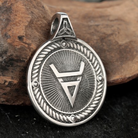 Slavic amulet-suspension "Veles Symbol", 12 g, 39x30 mm-1