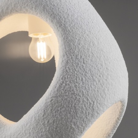 Suspended lamp Freya Fr5428PL-01W2 Mound, 300x300x420 mm, E27, 1x40W, white color-2