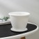 Pot with the Podon "Rosalia", 800 ml, white color