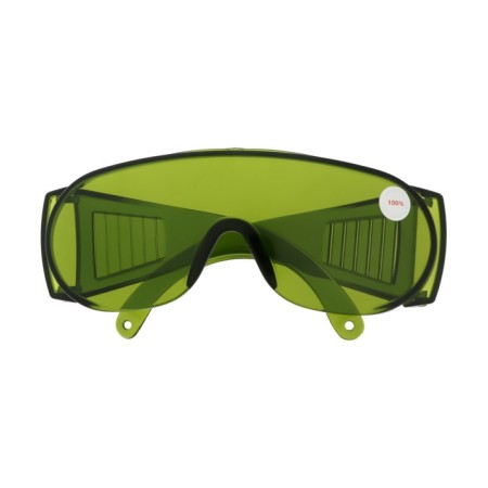 Glasses protective tundra, green, open type, shockproof material-2