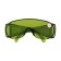 Glasses protective tundra, green, open type, shockproof material