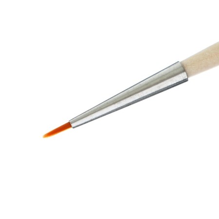 Brush Synthetics Round No. 0 (clip diameter 1 mm; hair length 5 mm), wooden handle, calligrata-4