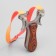 A slingshot with a wooden pen and sight, mix