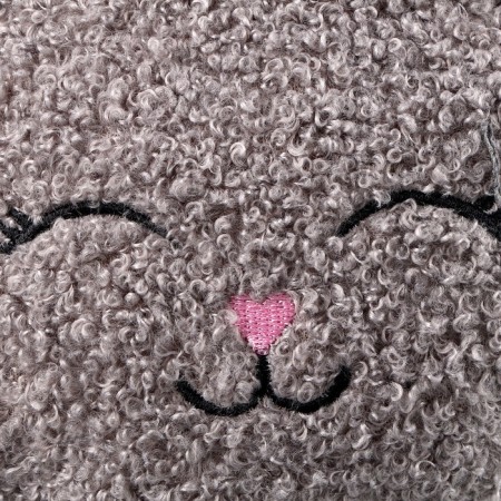 Children's soft "Bunny" Bag, 15*13 cm, gray color-3