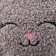 Children's soft "Bunny" Bag, 15*13 cm, gray color