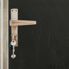 A set of doors upholstery 110 × 205 cm: claim, foam rubber 3 mm, nails, black, 