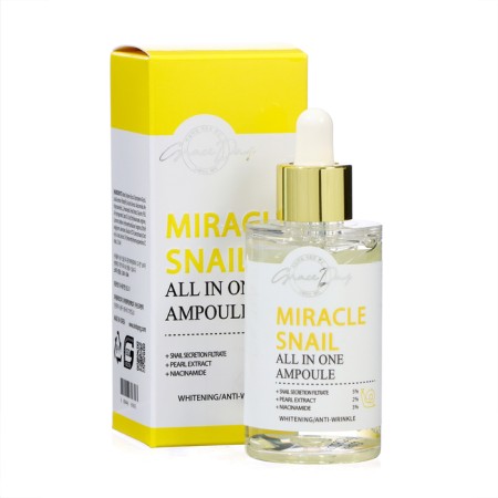 Grace day face serum, with snail mucin, 50 ml