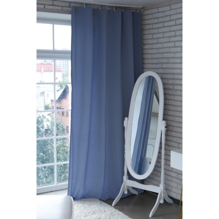 Curtain curtain Ethel 130x280 cm "English style", blue color, 100% p/e-1