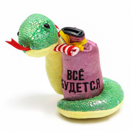 Soft toy-cap, snake "everything will come true"-4