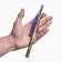 Souvenir weapon suspended mini "anime sword", keychain, 20 cm, gold with purple
