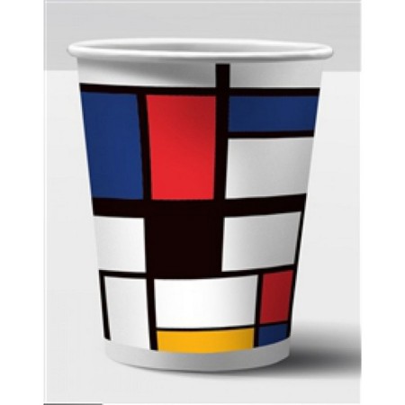 A set of paper glasses "Avangard", in a t/y film, 6 pcs., 250 ml