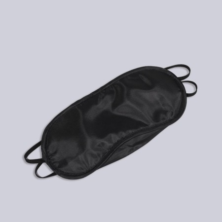 Mask for sleeping with a nose, double elastic, 18 × 8.5 cm, black color-1