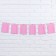 Garland for photographs with junction of Pink, 6 pcs