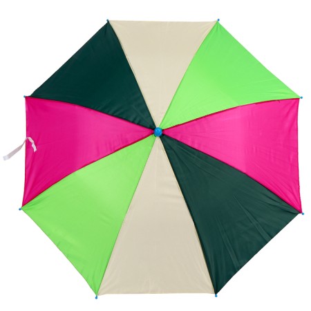 Rainbow umbrella, semi-automatic, with a whistle, r = 38cm, the color of mix-16