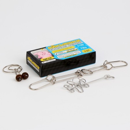 Pigle metal puzzles, 3 pieces-6