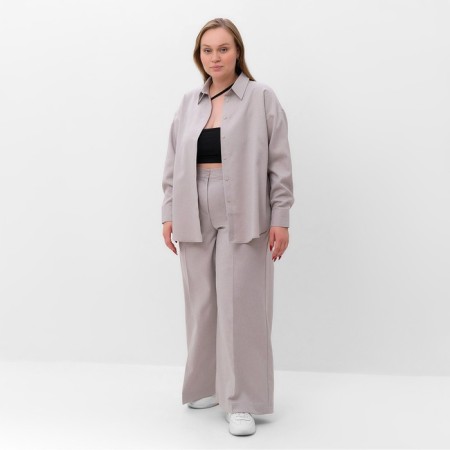 Women's shirt MIST PLUS-SIZE, p. 58, beige-3
