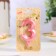 Candle in the Cake "Fine", number "3", pink metallic, 6.5 cm