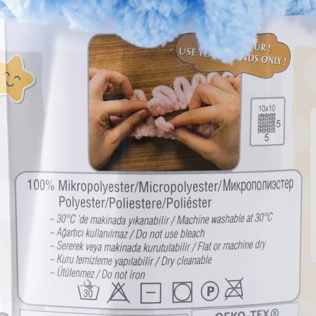 Yarn "Puffy" 100 % micropoliester 9m/100g (342)-3