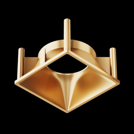 Technical C065-01MG accessory, 6.8x6.8x3.7 cm, color matte gold-5