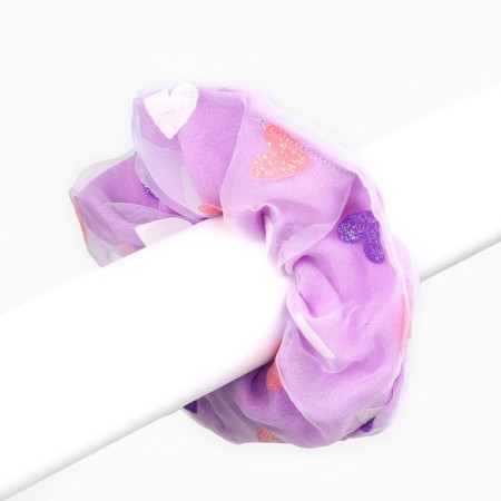 Hair elastic band, hearts, 11 cm, gravity farz-5